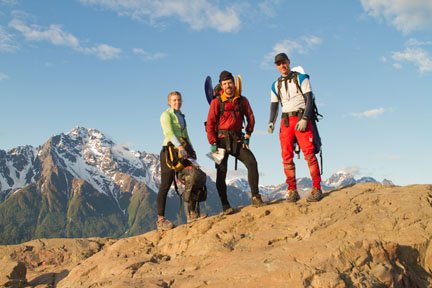 Winning Team Mountain Climbing